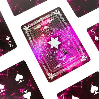 Gifthing 現貨 撲克牌十二星座撲克牌卡片閃卡撲克會閃光的桌游娛樂撲克牌新年禮品禮物
