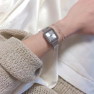 韓國熱銷款 CASIO復古錶 方形金屬手腕錶 韓妞必備款 金色 韓國金錶 CASIO女生手錶 #LTP-V007G-9E