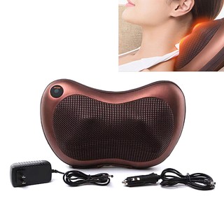 1 X 8 Roller Heat Massage Pillow Kneading Massager Neck Shou