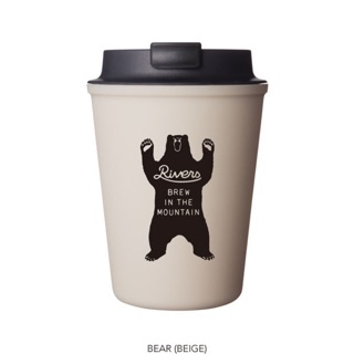 日本Rivers熊咖啡杯+咖啡濾杯 (現貨)