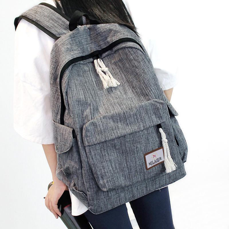 簡約 後背包 雙肩包 通用 女生包包 書包 大容量 旅行背包 學院風 電腦包 休閒包 时尚 肩背包
