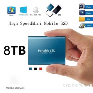8TSSD移動硬碟高速固態隨身硬盤6T 4T 2T 1T 500G USB3.1送轉接頭 外接式硬碟 固態硬碟 移動硬碟