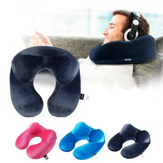 Comeandbuy-U型旅行枕頭充氣頸枕