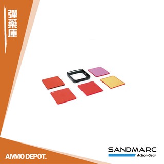【AMMO DEPOT.】 SANDMARC GoPro Hero7 Hero6 濾鏡套組5片裝 SM-230