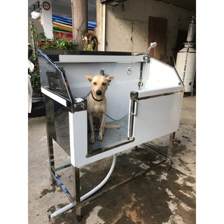 拉門洗狗水槽(水龍頭中間)(工廠直營)專利字號為M566468、開門洗狗水槽、寵物美容槽、浸泡槽、手工槽、寵物洗狗槽