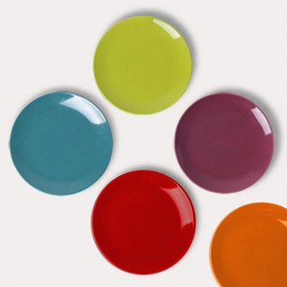 【原點居家】德國ASA精緻圓盤20cm 5色可選 陶瓷盤 小菜盤 點心盤水果盤 素瓷盤